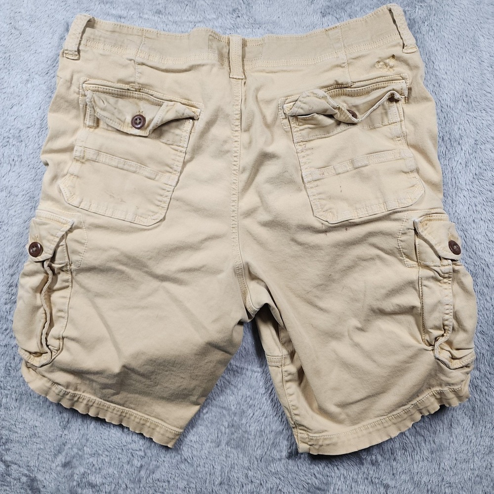 American Eagle Cargo Shorts Mens (Fits 32) Y2K Gorpcore Casual Summer Retro - Picture 12 of 14